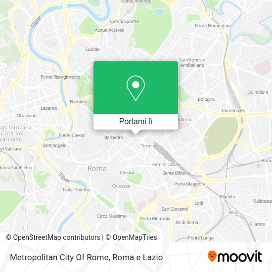 Mappa Metropolitan City Of Rome