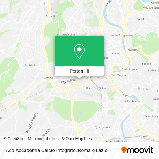 Mappa Asd Accademia Calcio Integrato