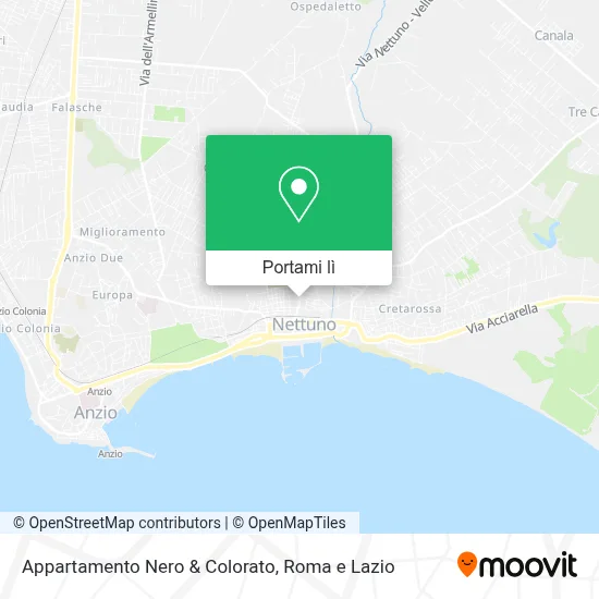 Mappa Appartamento Nero & Colorato