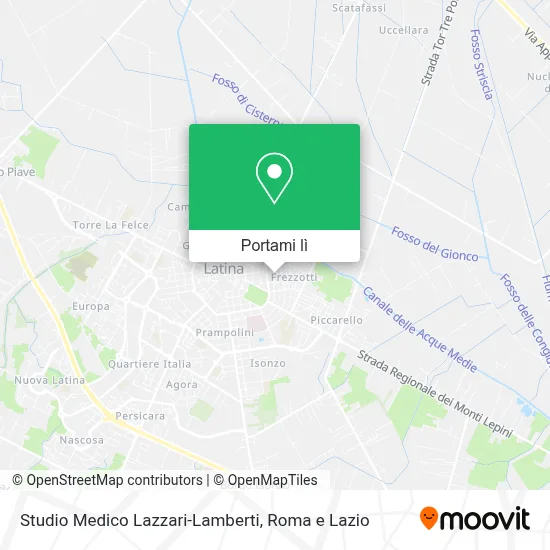 Mappa Studio Medico Lazzari-Lamberti