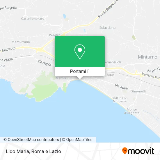 Mappa Lido Maria