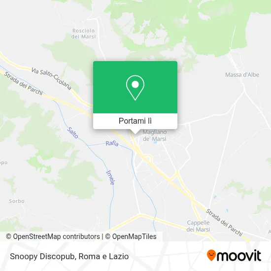 Mappa Snoopy Discopub