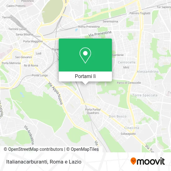 Mappa Italianacarburanti