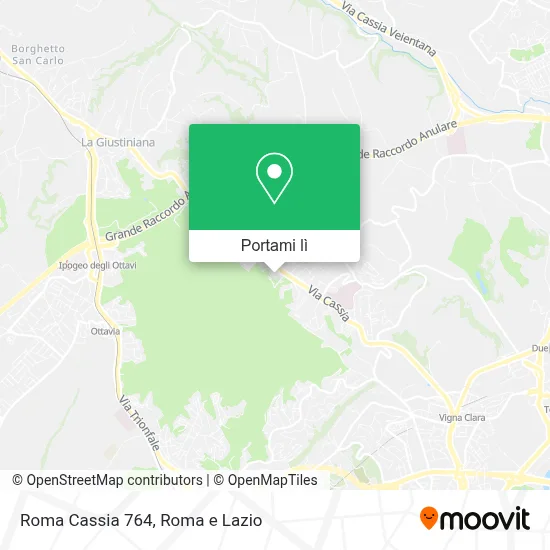 Mappa Roma Cassia 764