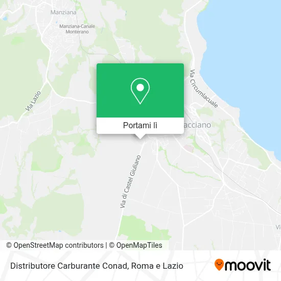 Mappa Distributore Carburante Conad