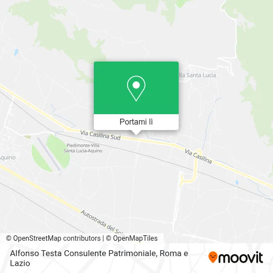 Mappa Alfonso Testa Consulente Patrimoniale