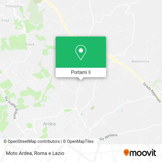 Mappa Moto Ardea