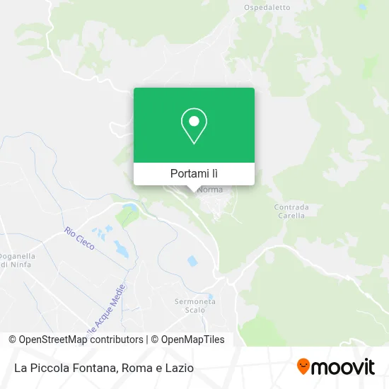 Mappa La Piccola Fontana