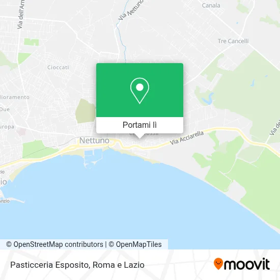 Mappa Pasticceria Esposito
