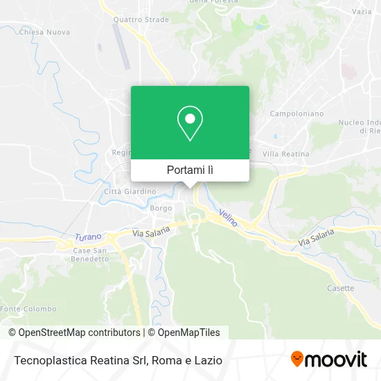 Mappa Tecnoplastica Reatina Srl