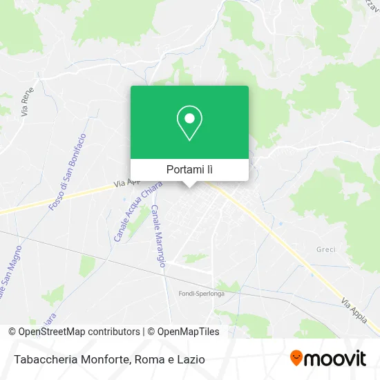Mappa Tabaccheria Monforte
