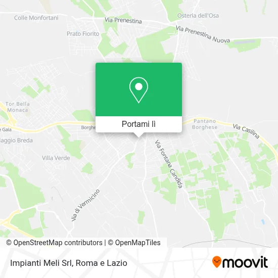 Mappa Impianti Meli Srl