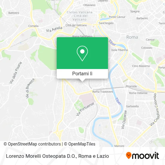 Mappa Lorenzo Morelli Osteopata D.O.
