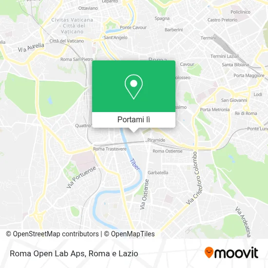 Mappa Roma Open Lab Aps