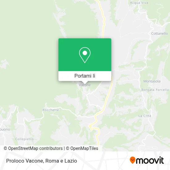 Mappa Proloco Vacone