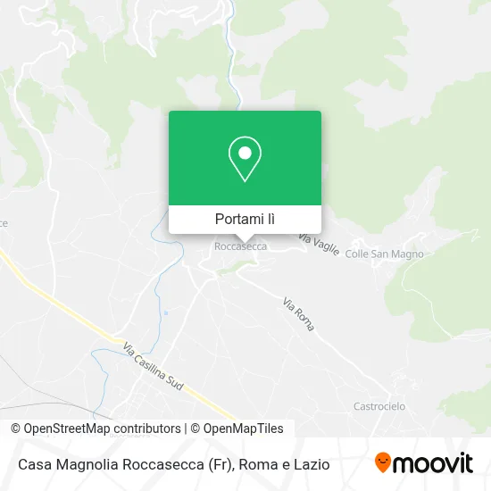 Mappa Casa Magnolia Roccasecca (Fr)