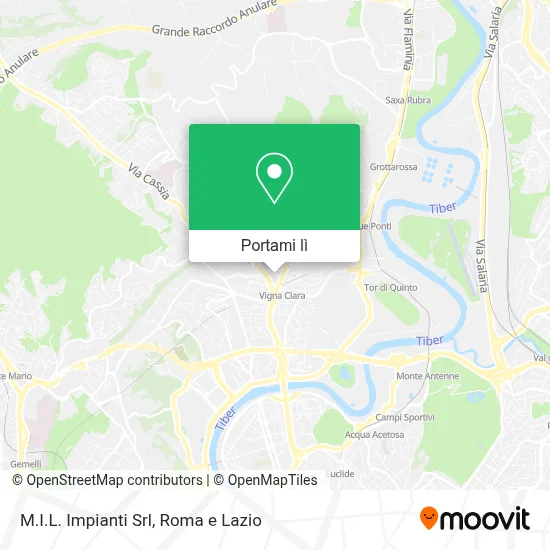 Mappa M.I.L. Impianti Srl