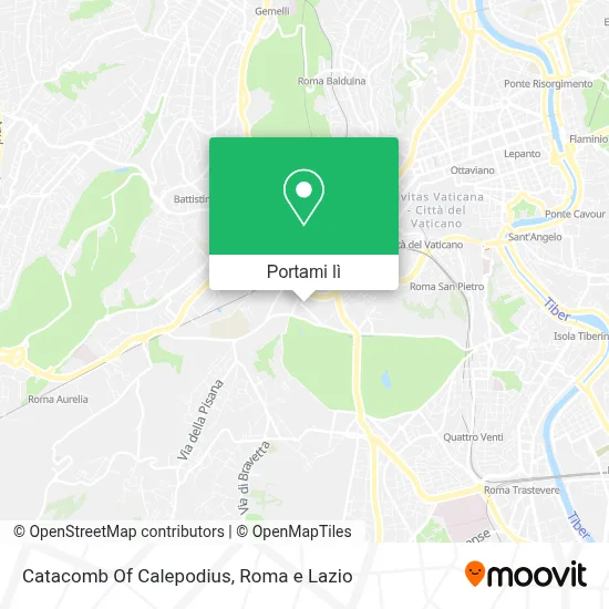 Mappa Catacomb Of Calepodius