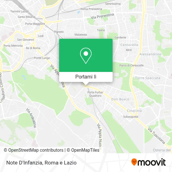 Mappa Note D'Infanzia