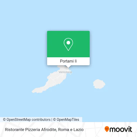 Mappa Ristorante Pizzeria Afrodite