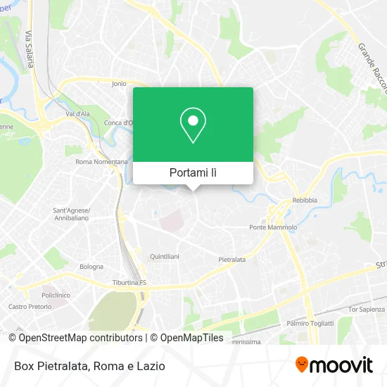 Mappa Box Pietralata