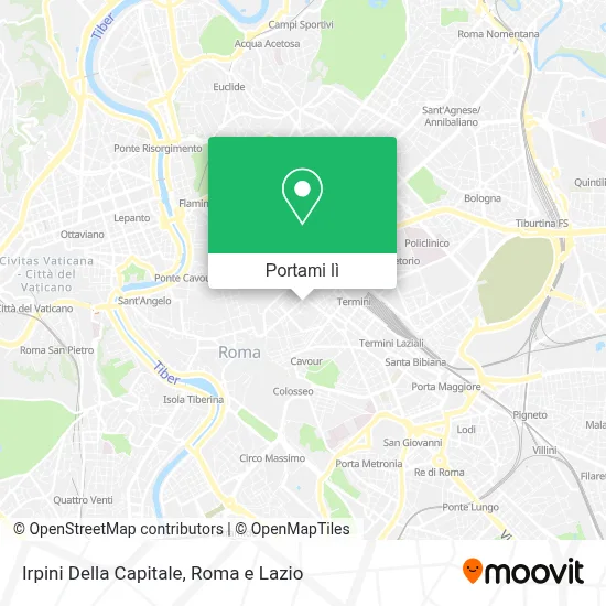 Mappa Irpini Della Capitale