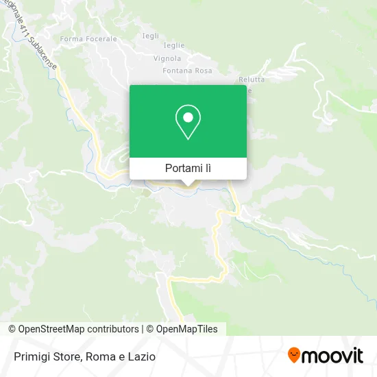 Mappa Primigi Store