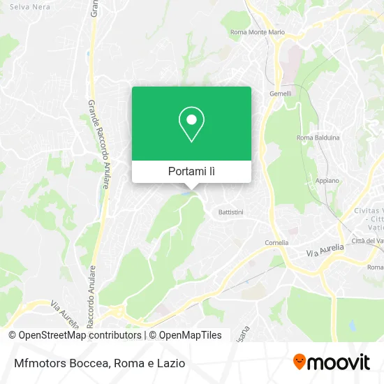 Mappa Mfmotors Boccea