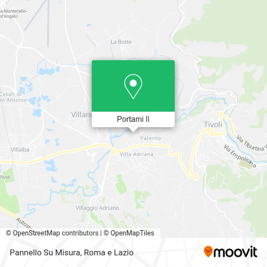 Mappa Pannello Su Misura