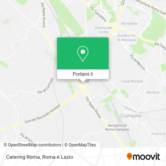 Mappa Catering Roma