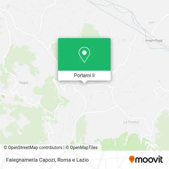 Mappa Falegnameria Capozi