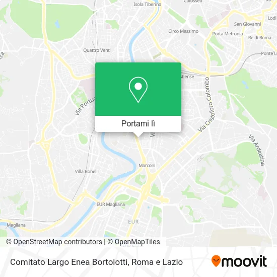 Mappa Comitato Largo Enea Bortolotti