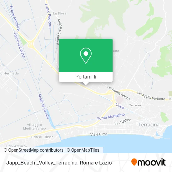 Mappa Japp_Beach _Volley_Terracina