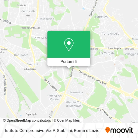 Mappa Istituto Comprensivo Via P. Stabilini