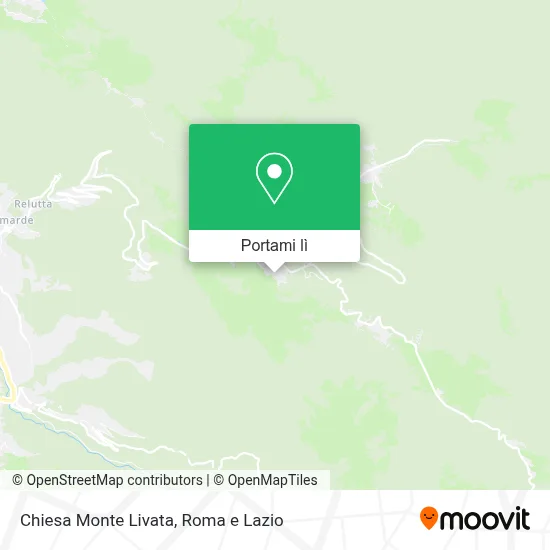 Mappa Chiesa Monte Livata