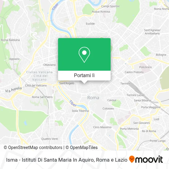 Mappa Isma - Istituti Di Santa Maria In Aquiro