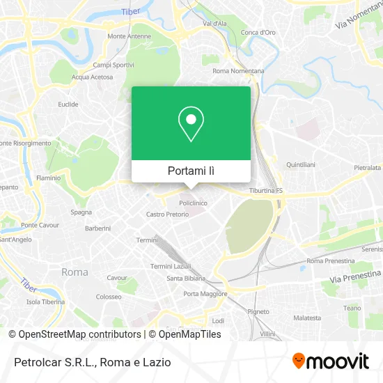Mappa Petrolcar S.R.L.