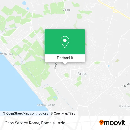 Mappa Cabs Service Rome