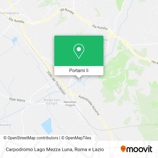 Mappa Carpodromo Lago Mezza Luna