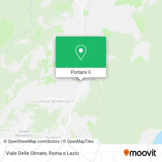 Mappa Viale Delle Olmate