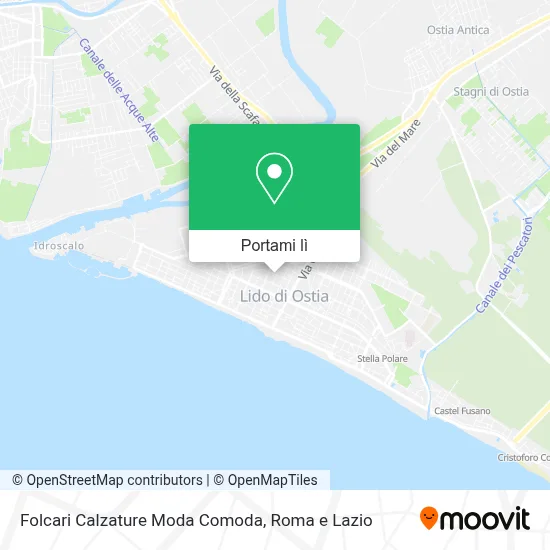 Mappa Folcari Calzature Moda Comoda