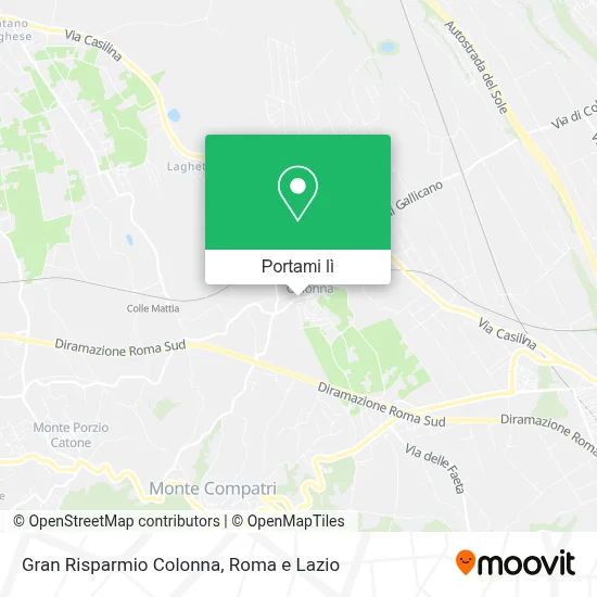 Mappa Gran Risparmio Colonna