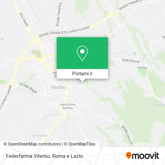 Mappa Federfarma Viterbo
