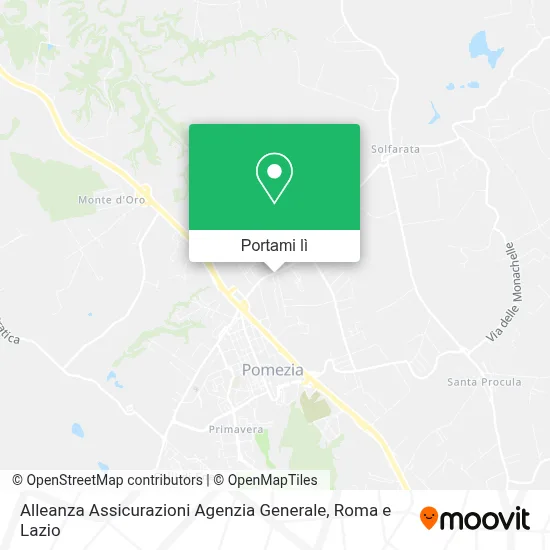 Mappa Alleanza Assicurazioni Agenzia Generale