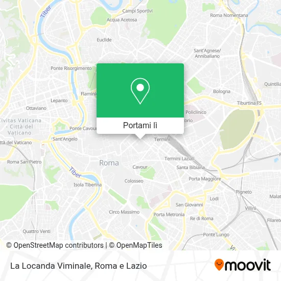 Mappa La Locanda Viminale