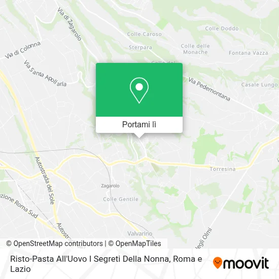 Mappa Risto-Pasta All'Uovo I Segreti Della Nonna