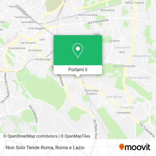 Mappa Non Solo Tende Roma