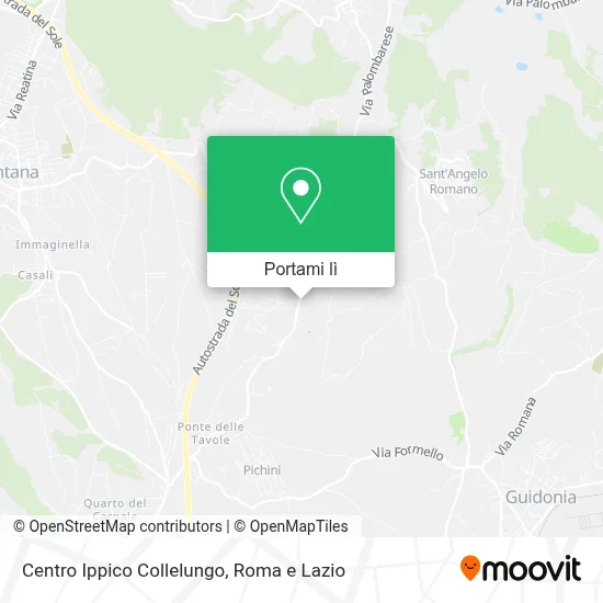 Mappa Centro Ippico Collelungo