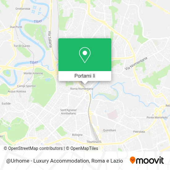 Mappa @Urhome - Luxury Accommodation