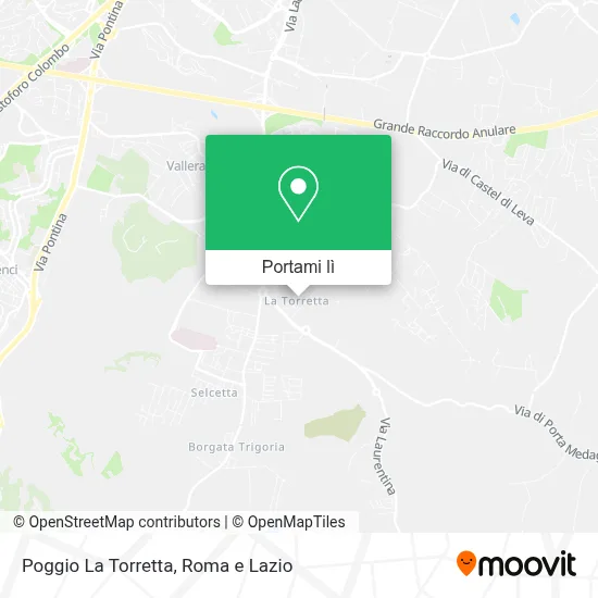 Mappa Poggio La Torretta